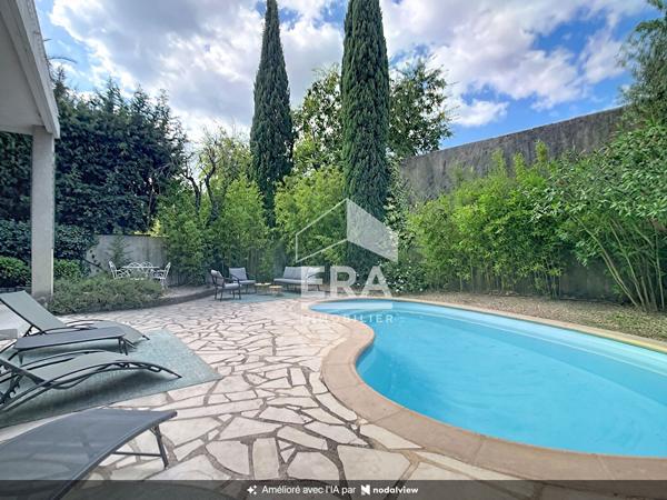 A VENDRE MARSEILLE 13009 APPARTEMENT 5pièces 179 m2 - JARDIN, PISCINE+CAVE +GARAGE-QUARTIER DU CABOT