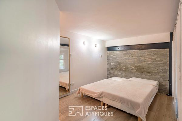 Loft avec terrasse dans un ancien atelier