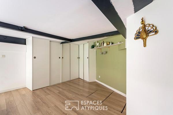 Loft avec terrasse dans un ancien atelier