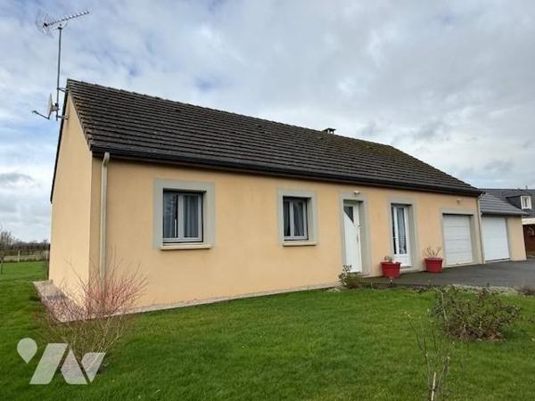 PROCHE BROGLIE BERNAY ORBEC MAISON PLAIN PIED AUX PRESTATIONS DE QUALITES 3 CH DOUBLE GARAGE.
