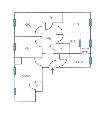 Appartement à vendre 4 pièces 77 m² Menton