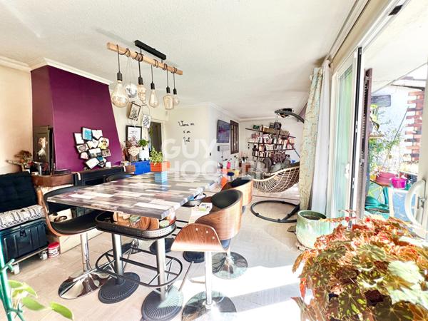 DUPLEX 5 pièces à vendre à Antony - 87 m² avec garage double, cave, balcon et jardinet.