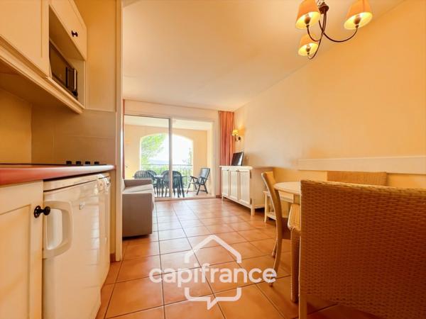 PONT ROYAL EN PROVENCE APPARTEMENT DE 27 M2 VUE LUBERON UNE CHAMBRE MEUBLE EQUIPE