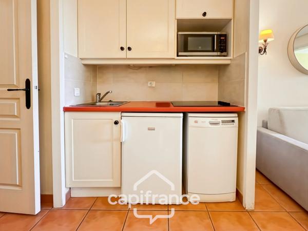 PONT ROYAL EN PROVENCE APPARTEMENT DE 27 M2 VUE LUBERON UNE CHAMBRE MEUBLE EQUIPE