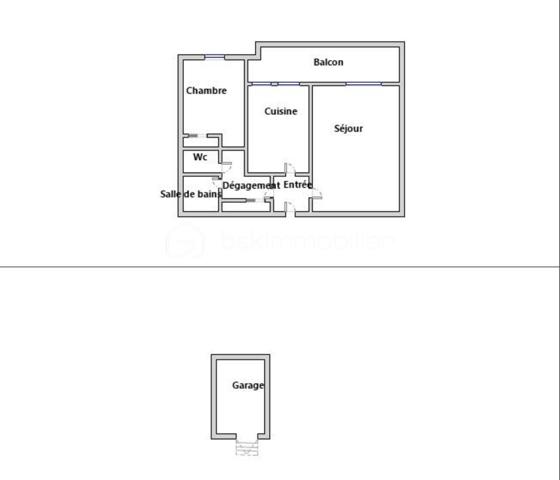 Appartement de 48,76 m²