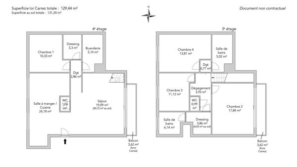 Appartement Paris 7e - GROS CAILLOU / UNIVERSITÉ