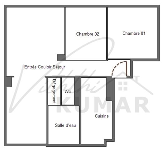 Appartement à vendre 4 pièces 62 m² Clichy-sous-Bois