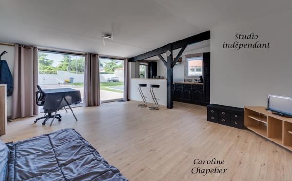 Maison familiale T6 de 176 m² et son studio indépendant de 34m² – Fonsorbes, parcelle arborée de 1500 m²