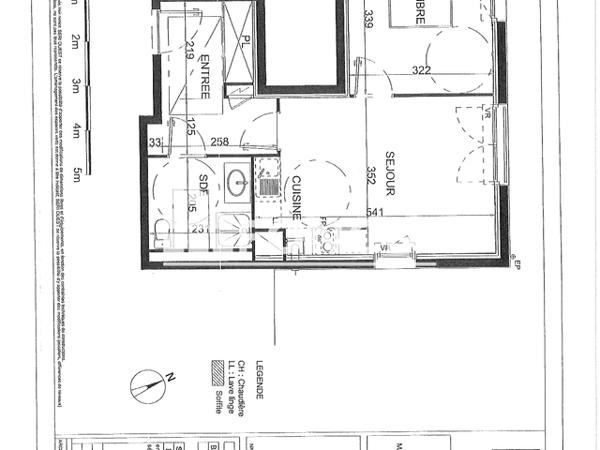 Location Appartement 2 pièces 40.98 m² - 15 RUE BOIS Tours 37000