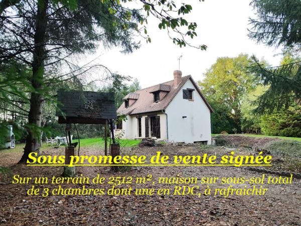 Agréable maison à rafrachir sur sous-sol complet