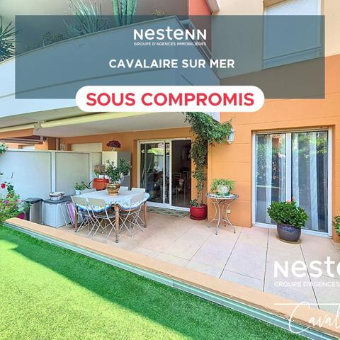 EXCLUSIVITE - Charmant Appartement de 2 pièces à Cavalaire sur Mer en rez-de-jardin à proximité du port, des commerces et des plages