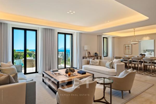 CAP D'ANTIBES : 5 PIECES DE PRESTIGE VUE MER