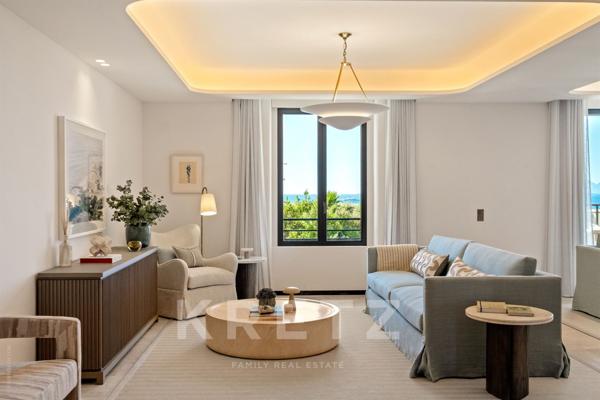 CAP D'ANTIBES : 5 PIECES DE PRESTIGE VUE MER