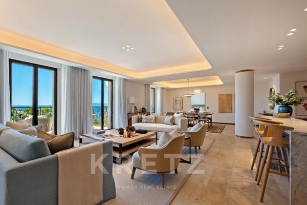 CAP D'ANTIBES : 5 PIECES DE PRESTIGE VUE MER