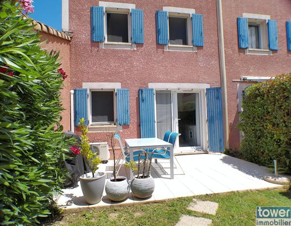Maison T3 avec terrasse, jardin et parking – Résidence sécurisée Béziers Canal du Midi