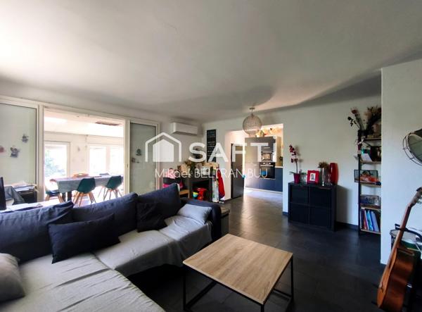 Appartement de plain-pied avec grand jardin, esprit maison