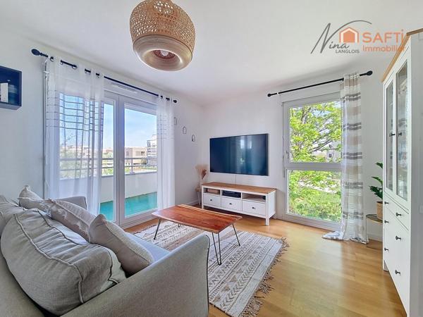 Appartement 3 pièces 61m² avec  balcon