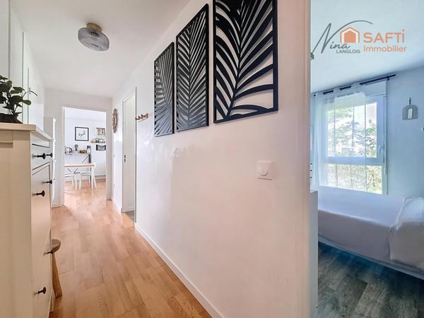 Appartement 3 pièces 61m² avec  balcon