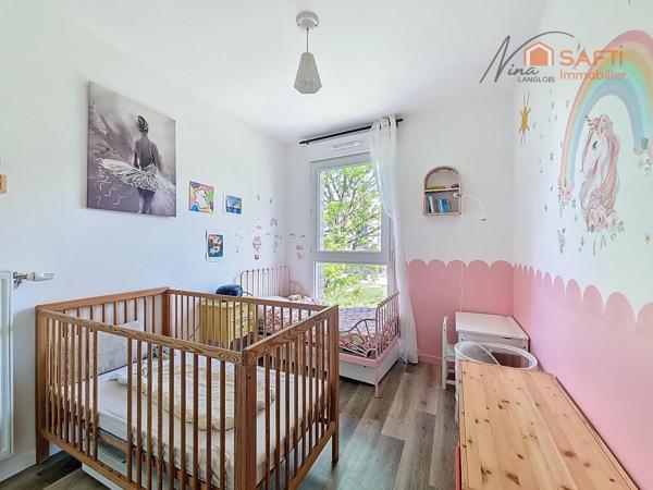 Appartement 3 pièces 61m² avec  balcon