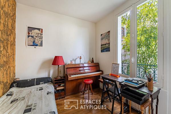 Maison familiale confidentielle au coeur d’une villa privée de Boulogne