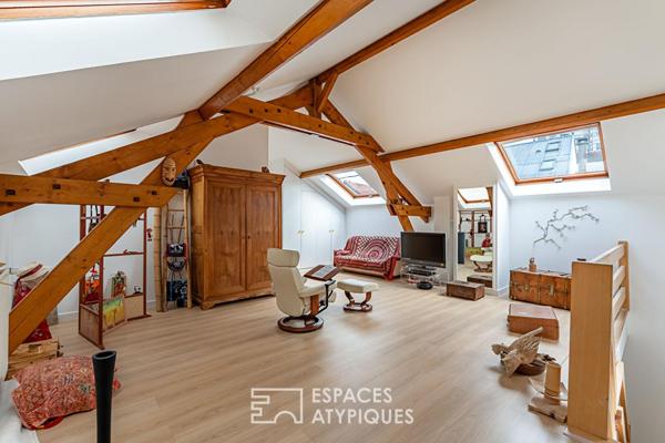 Maison familiale confidentielle au coeur d’une villa privée de Boulogne