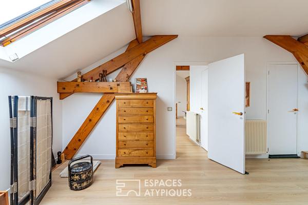 Maison familiale confidentielle au coeur d’une villa privée de Boulogne