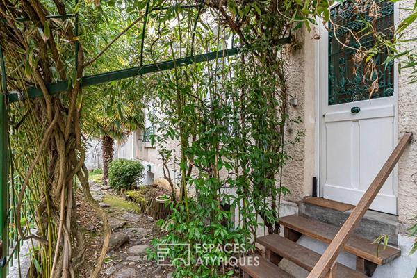 Maison familiale confidentielle au coeur d’une villa privée de Boulogne