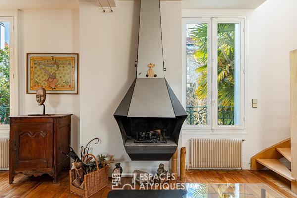 Maison familiale confidentielle au coeur d’une villa privée de Boulogne