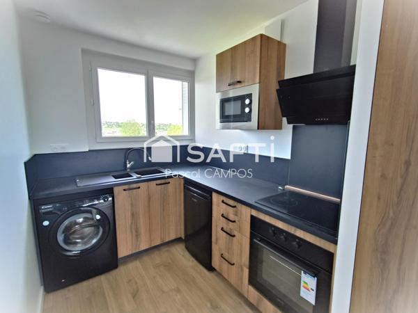 Appartement T3 meublé avec cave, garage - Vue sur les Pyrénées