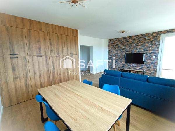 Appartement T3 meublé avec cave, garage - Vue sur les Pyrénées