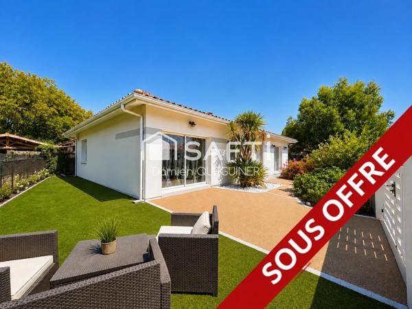 Maison récente de 108m2, beau jardin paysagé avec jacuzzi