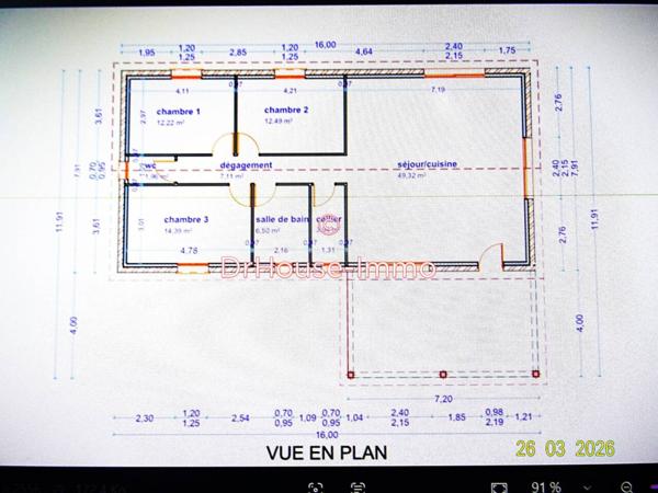 Terrain à vendre de 1 107 m²