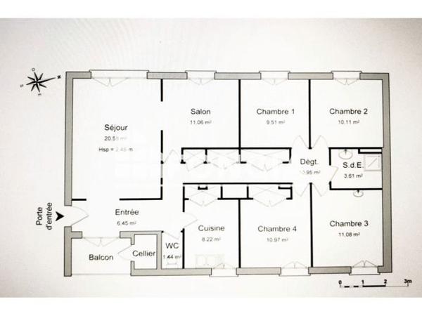 À vendre Appartement 6 pièces 103 m² - Poitiers 86000