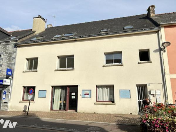 immeuble mixte professionnel et appartement à vendre à guer 56 morbihan