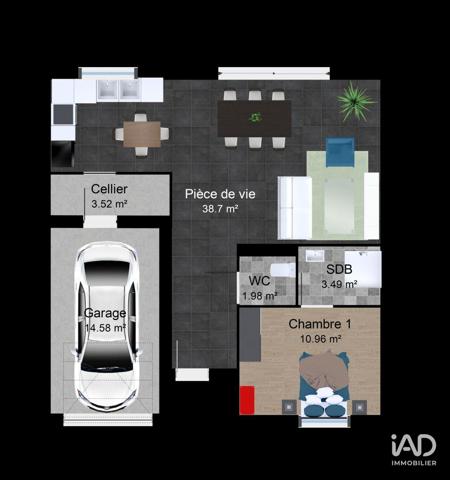 Maison à vendre 4 pièces 83 m² Baugé-en-Anjou