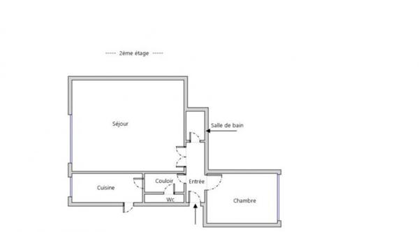 T2/3 Le Vésinet 60.03 m²