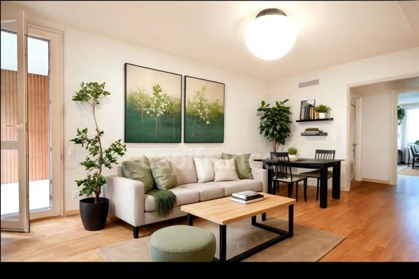 MAISONS LAFFITTE Parc - Appartement 3 pièces, 2 balcons, cave et box.