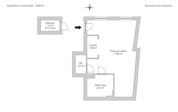 Appartement Paris 9 e - AVENUE TRUDAINE