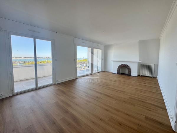 A louer Royan - Duplex de 4 pièces avec terrasse et vue mer