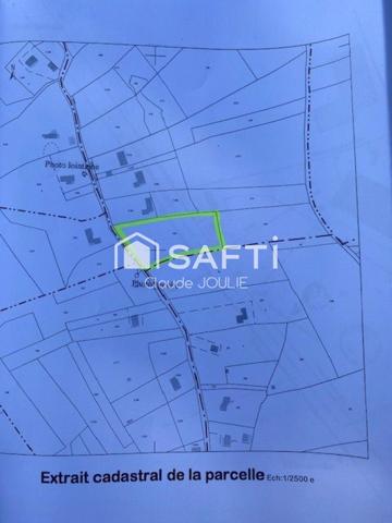 Terrain de 6 547 m² avec permis de construire