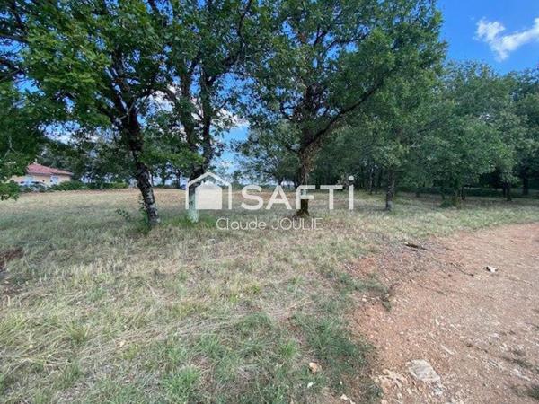 Terrain de 6 547 m² avec permis de construire