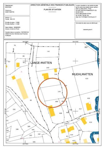 TERRAIN CONSTRUCTIBLE VILLE - 1097 m2