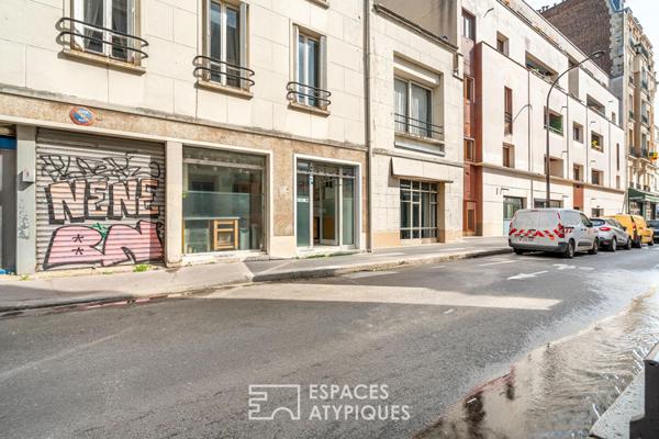 Atelier au rez-de-chaussée sur rue