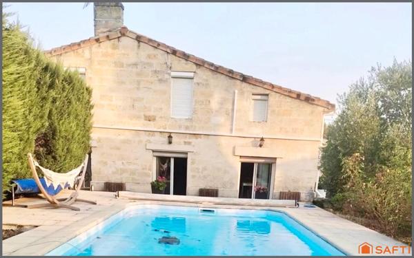Spacieuse maison rénovée avec piscine à Ambarès