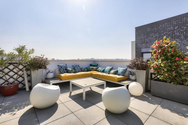 Paris 13-Appartement de 95,54m² avec terrasses