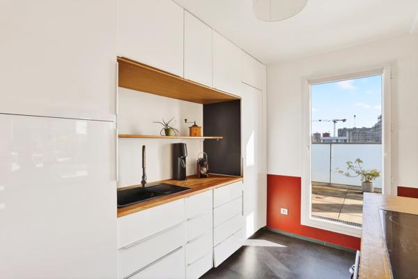 Paris 13-Appartement de 95,54m² avec terrasses
