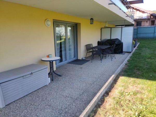 EXCEPTIONNEL  joli appartement NEUF avec 2 chambres, garage et terrasse à METABIEF à 5 min de la SUISSE