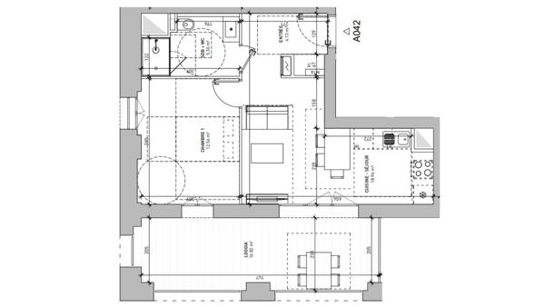 Appartement à vendre 2 pièces 41 m² Lyon 7