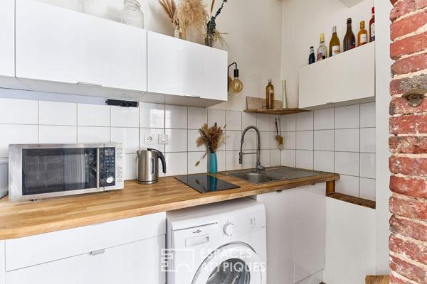 Ancienne boutique reconfigurée avec souplex et courette – Simplon / Jules Joffrin