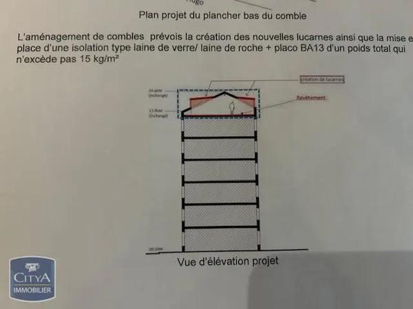 Appartement à vendre 3 pièces